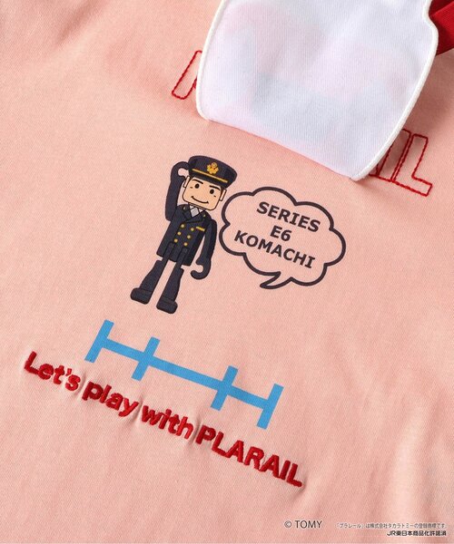 BIT'Z（ビッツ）の「【コラボ】プラレール4車種長Tシャツ（Tシャツ/カットソー・キッズ・レッド/イエロー/ブルー/グリーン・90/100/110/120/80/95）」の11枚目の写真