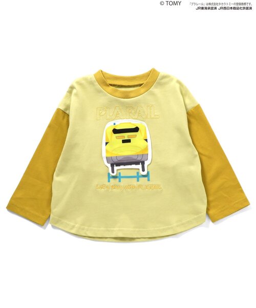 BIT'Z（ビッツ）の「【コラボ】プラレール4車種長Tシャツ（Tシャツ/カットソー・キッズ・レッド/イエロー/ブルー/グリーン・90/100/110/120/80/95）」の18枚目の写真