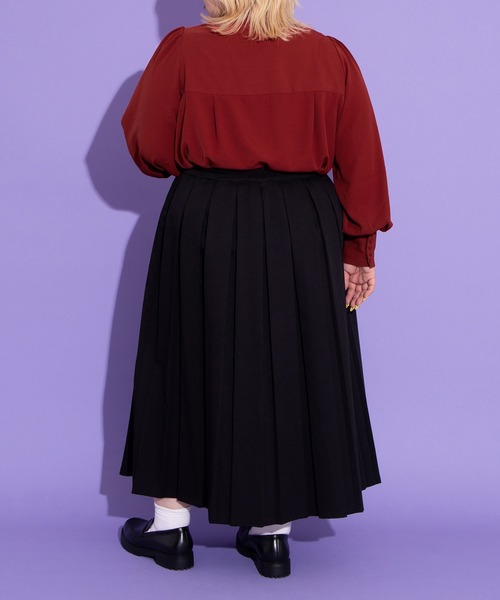 PUNYUS(プニュズ)の「リボン付きブラウス(シャツ/ブラウス・レディース・ネイビー/ホワイト/レッド・1/2/3/4)」の18枚目の写真