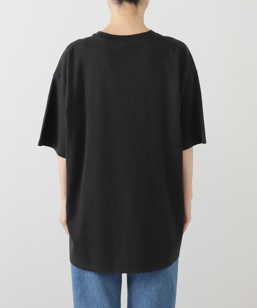 OUTDOOR PRODUCTS（アウトドアプロダクツ）の「GOAT PIGMENT DYE S/S TEE 9012（Tシャツ/カットソー・レディース・ダークブルー/チャコールグレー・LARGE/MEDIUM/SMALL/X-SMALL）」の6枚目の写真