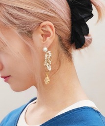 CRYSTAL BALL（クリスタルボール）の「リングパールピアス（ピアス（両耳用））」