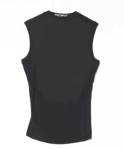 adidas（アディダス）の「テックフィット コンプレッション トレーニング ノースリーブTシャツ / アディダス adidas（タンクトップ・メンズ・ブラック・XX-LARGE/3XL/LARGE/MEDIUM/SMALL/X-LARGE/X-SMALL）」の2枚目の写真