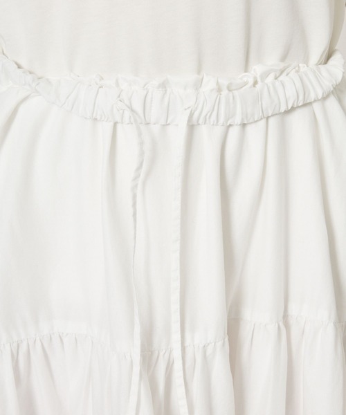 BARNYARDSTORM（バンヤードストーム）の「BARNYARDSTORM / ピンタックレースコットンスカート / ハンドウォッシャブル 【YouTube「i.style closet」紹介アイテム】（スカート・レディース・ブラック/ホワイト・FREE）」の7枚目の写真