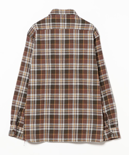 SUGAR CANE(シュガーケーン)の「SUGAR CANE / TWILL CHECK WORK SHIRT(シャツ/ブラウス・レディース・ブラウン・MEDIUM)」の5枚目の写真