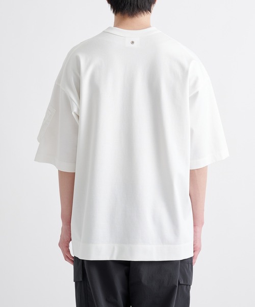 CINOH(チノ)の「【CINOH/チノ】別注CIGAR POCKET S/S TEE(Tシャツ/カットソー・メンズ・ネイビー/ブラック/ホワイト/オフホワイト/ダークネイビー・48/46/44)」の8枚目の写真