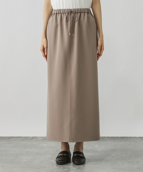 GLOBAL WORK（グローバルワーク）の「ウツクシルエットイージーIラインスカート/499665（スカート・レディース・ブラック/ブラウン系その他6/ネイビー・LARGE/MEDIUM/SMALL）」の12枚目の写真