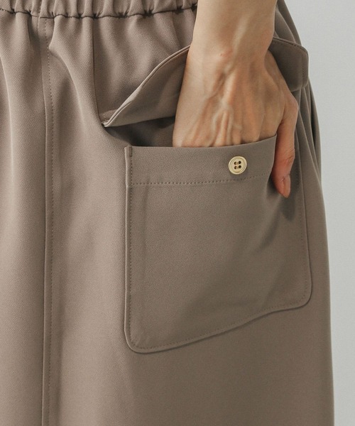 GLOBAL WORK（グローバルワーク）の「ウツクシルエットイージーIラインスカート/499665（スカート・レディース・ブラック/ブラウン系その他6/ネイビー・LARGE/MEDIUM/SMALL）」の17枚目の写真