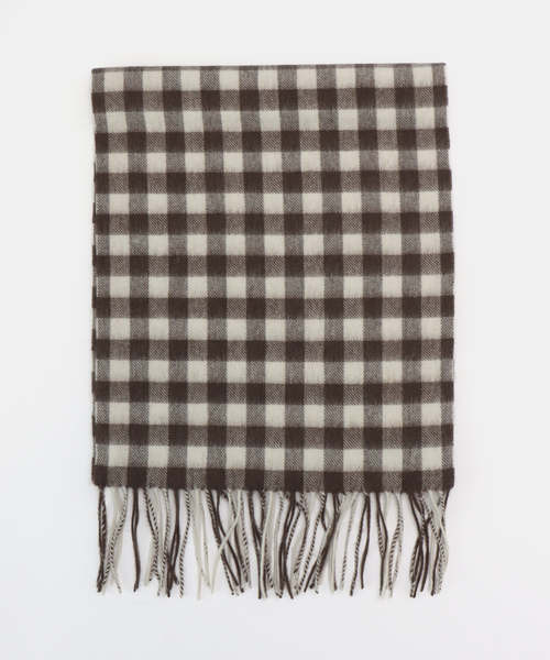 417 EDIFICE（フォーワンセブンエディフィス）の「ECHARPE LAINE CAMARGUE（マフラー・メンズ・ブラウン・FREE）」の4枚目の写真