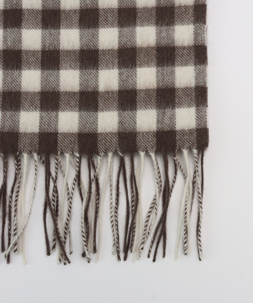 417 EDIFICE（フォーワンセブンエディフィス）の「ECHARPE LAINE CAMARGUE（マフラー・メンズ・ブラウン・FREE）」の5枚目の写真