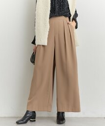 un dix cors | 《デイリーに活躍》タックワイドパンツ(スラックス)