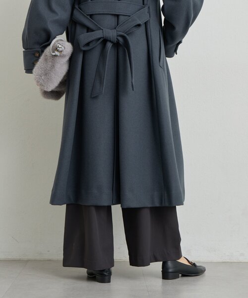un dix cors(アンディコール)の「《デイリーに活躍》タックワイドパンツ(スラックス・レディース・ブラック/オフホワイト/チャコールグレー/モカ・FREE)」の22枚目の写真