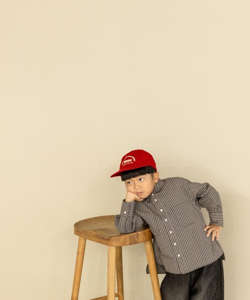 LOWRYS FARM（ローリーズファーム）の「チェックシャツＬＳ　573247（シャツ/ブラウス・キッズ・ブラウン/レッド・110cm/120cm/130cm/140cm/150cm）」の2枚目の写真