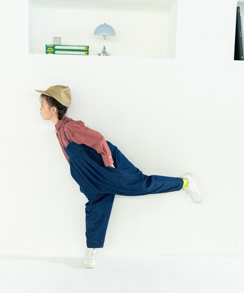 LOWRYS FARM（ローリーズファーム）の「チェックシャツＬＳ　573247（シャツ/ブラウス・キッズ・ブラウン/レッド・110cm/120cm/130cm/140cm/150cm）」の4枚目の写真