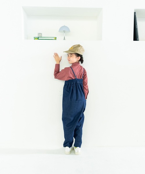 LOWRYS FARM（ローリーズファーム）の「チェックシャツＬＳ　573247（シャツ/ブラウス・キッズ・ブラウン/レッド・110cm/120cm/130cm/140cm/150cm）」の5枚目の写真