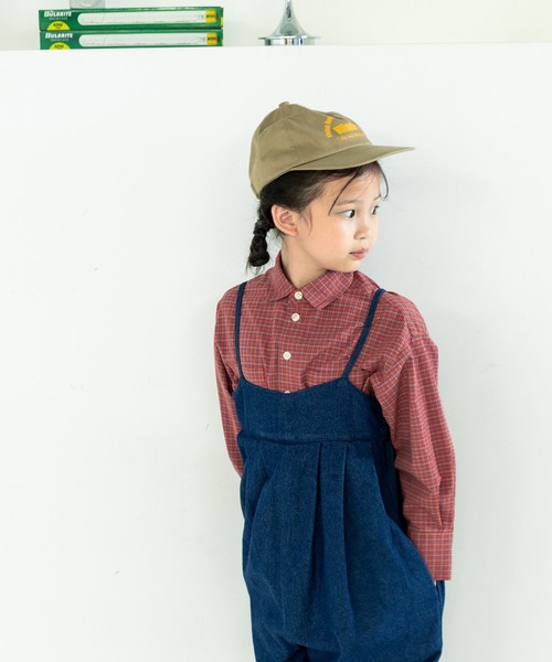 LOWRYS FARM（ローリーズファーム）の「チェックシャツＬＳ　573247（シャツ/ブラウス・キッズ・ブラウン/レッド・110cm/120cm/130cm/140cm/150cm）」の6枚目の写真