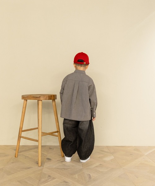 LOWRYS FARM（ローリーズファーム）の「チェックシャツＬＳ　573247（シャツ/ブラウス・キッズ・ブラウン/レッド・110cm/120cm/130cm/140cm/150cm）」の10枚目の写真