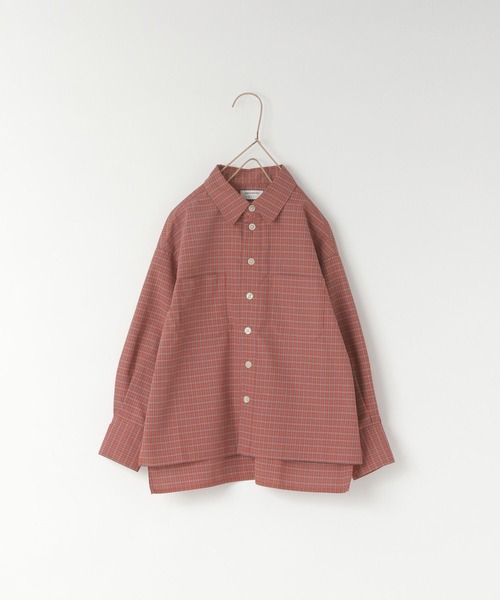 LOWRYS FARM（ローリーズファーム）の「チェックシャツＬＳ　573247（シャツ/ブラウス・キッズ・ブラウン/レッド・110cm/120cm/130cm/140cm/150cm）」の13枚目の写真