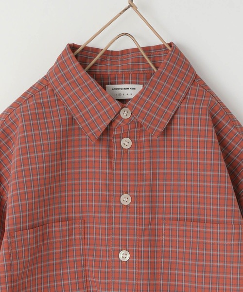 LOWRYS FARM（ローリーズファーム）の「チェックシャツＬＳ　573247（シャツ/ブラウス・キッズ・ブラウン/レッド・110cm/120cm/130cm/140cm/150cm）」の14枚目の写真