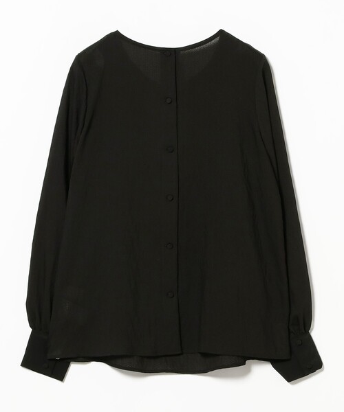 Ray BEAMS（レイビームス）の「RBS / レイヤー ラッフル ヨーク ブラウス（シャツ/ブラウス・レディース・ブラック/ホワイト・ONE SIZE）」の16枚目の写真