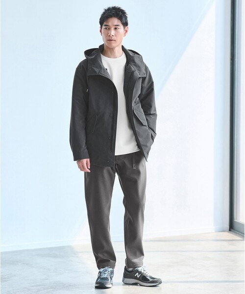 green label relaxing（グリーンレーベルリラクシング）の「TAION 3WAY モッズ インナーダウン ブルゾン -撥水・防風-（モッズコート・メンズ・ブラック/ブラウン/ダークグレー・S/M/L/XL）」の7枚目の写真