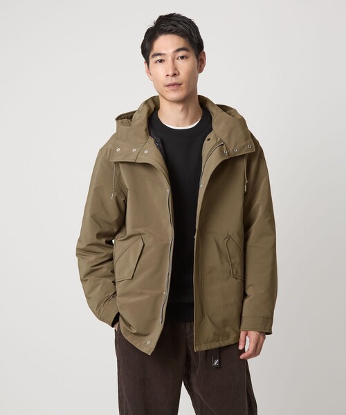 green label relaxing（グリーンレーベルリラクシング）の「TAION 3WAY モッズ インナーダウン ブルゾン -撥水・防風-（モッズコート・メンズ・ブラック/ブラウン/ダークグレー・S/M/L/XL）」の8枚目の写真