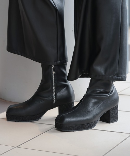 HARE MINIシャークハイソールブーツ MINIシャークハイソールブーツ(HARE)（ブーツ）｜HARE（ハレ）の