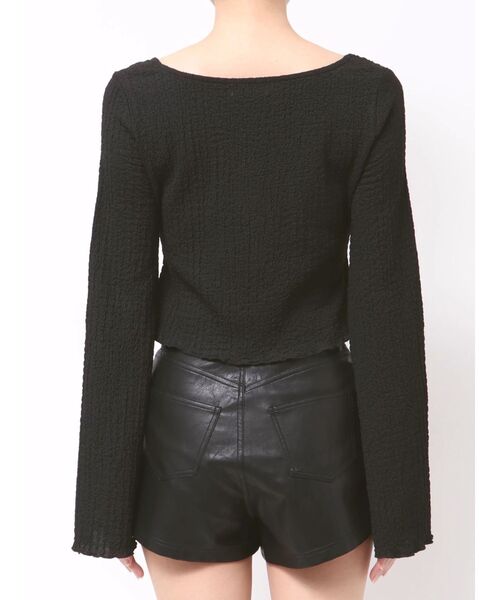 EVRIS（エヴリス）の「レースドッキングトップス（Tシャツ/カットソー・レディース・ブラウン/ホワイト/ブラック・FREE）」の15枚目の写真