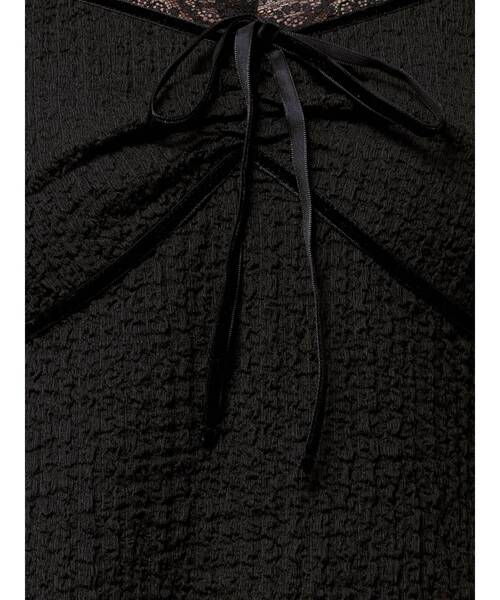 EVRIS（エヴリス）の「レースドッキングトップス（Tシャツ/カットソー・レディース・ブラウン/ホワイト/ブラック・FREE）」の7枚目の写真