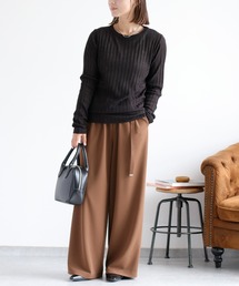 cepo（セポ）の「シアーリブクルーネックプルオーバー（ニット/セーター）」