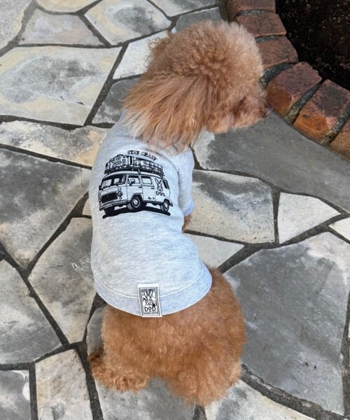 DOD（ディーオーディー）の「【一部店舗限定】【DOD】【ドッグウェア】クルマノタビッティー（ペットウェア・レディース・ブルー/グレー・MEDIUM/SMALL）」の3枚目の写真