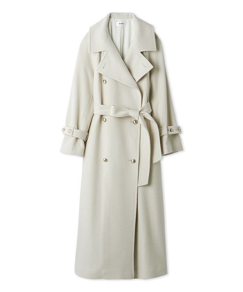 ウールカシミヤスタンドカラーコート（チェスターコート）｜SNIDEL