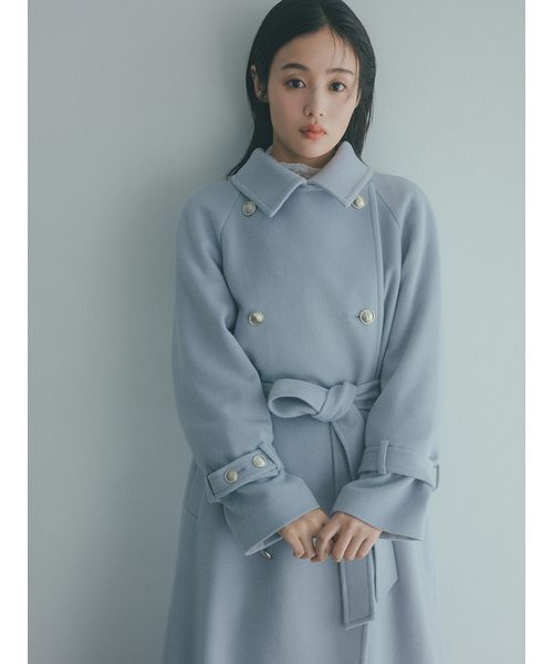 スナイデル　ウールカシミヤスタンドカラーコート セール】ウールカシミヤスタンドカラーコート（チェスターコート