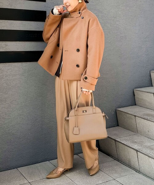 ウールカシミヤダブルブレストコート（ピーコート）｜NOLLEY'S