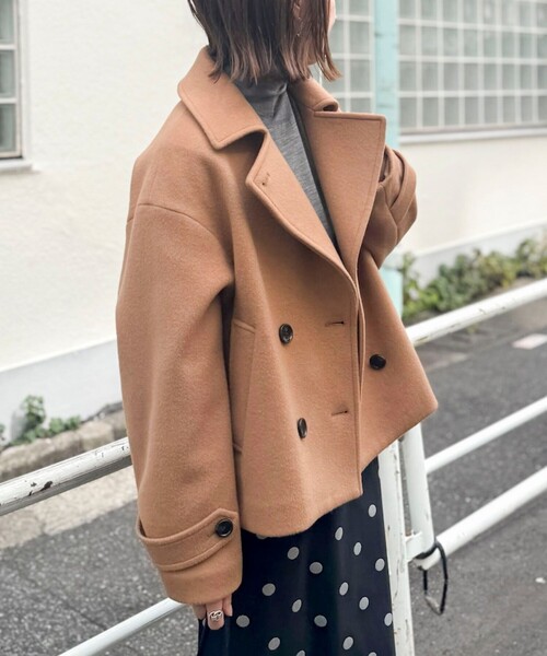 ウールカシミヤダブルブレストコート（ピーコート）｜NOLLEY'S