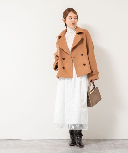 ウールカシミヤダブルブレストコート（ピーコート）｜NOLLEY'S