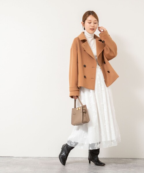 ウールカシミヤダブルブレストコート（ピーコート）｜NOLLEY'S