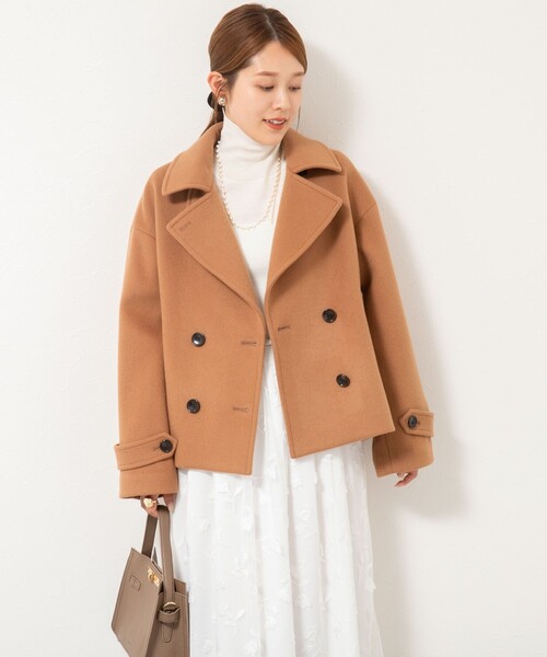 ウールカシミヤダブルブレストコート（ピーコート）｜NOLLEY'S