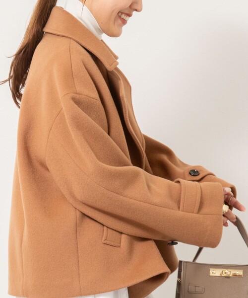 ウールカシミヤダブルブレストコート（ピーコート）｜NOLLEY'S