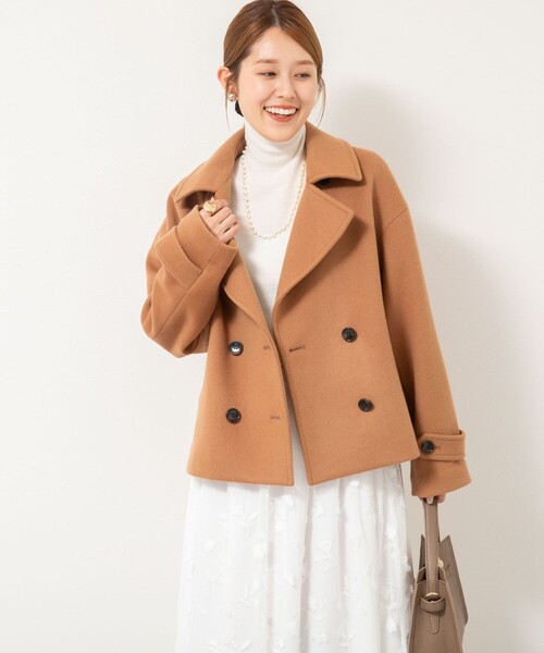 ウールカシミヤダブルブレストコート（ピーコート）｜NOLLEY'S