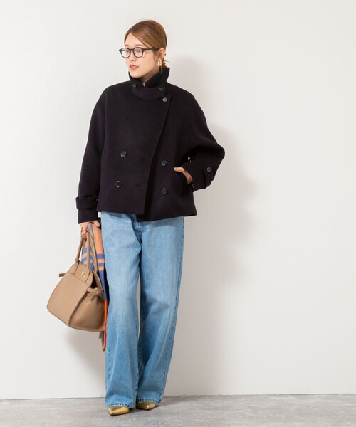 ウールカシミヤダブルブレストコート（ピーコート）｜NOLLEY'S