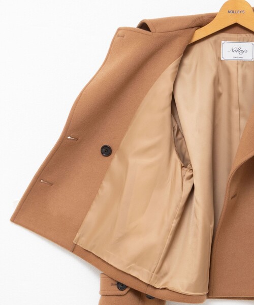 ウールカシミヤダブルブレストコート（ピーコート）｜NOLLEY'S