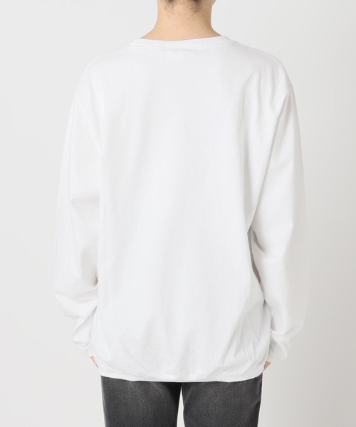 Goodwear(グッドウェア)の「【Goodwear/グッドウェア】クルーネックロングスリーブカットソー(Tシャツ/カットソー・レディース・ホワイト/ネイビー/ブラウン・LARGE)」の15枚目の写真
