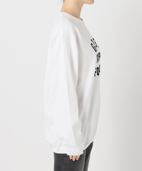 Goodwear(グッドウェア)の「【Goodwear/グッドウェア】クルーネックロングスリーブカットソー(Tシャツ/カットソー・レディース・ホワイト/ネイビー/ブラウン・LARGE)」の16枚目の写真