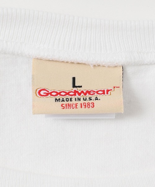 Goodwear(グッドウェア)の「【Goodwear/グッドウェア】クルーネックロングスリーブカットソー(Tシャツ/カットソー・レディース・ホワイト/ネイビー/ブラウン・LARGE)」の8枚目の写真