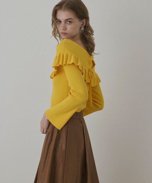 オフショルフリルニットトップ（ニット/セーター）｜GRACE CONTINENTAL