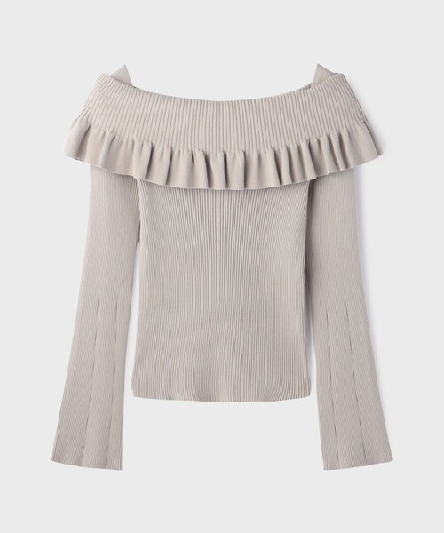 オフショルフリルニットトップ（ニット/セーター）｜GRACE CONTINENTAL