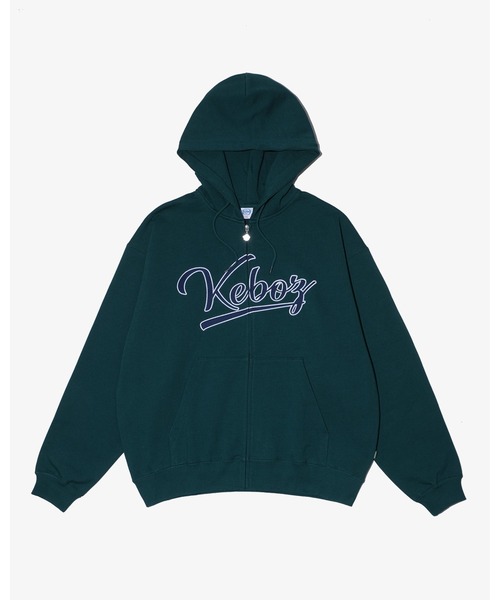 KEBOZ(ケボズ)の「ICON SWEAT FULL ZIP HOODIE(パーカー・メンズ・ブラック/グレー/グリーン/クリーム・S/M/L/2XL/XL)」の4枚目の写真