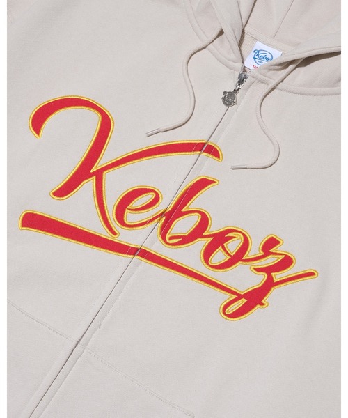 KEBOZ(ケボズ)の「ICON SWEAT FULL ZIP HOODIE(パーカー・メンズ・ブラック/グレー/グリーン/クリーム・S/M/L/2XL/XL)」の9枚目の写真