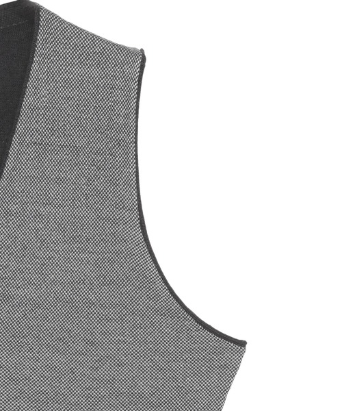 BRICK HOUSE by TOKYO SHIRT(ブリックハウス)の「バーズアイ ニットジレ(ベスト・メンズ・チャコール/ネイビー・LL/M/L/XL)」の7枚目の写真