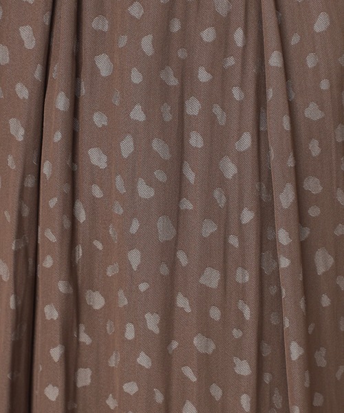 GALLORIA（ギャローリア）の「タックギャザースカート（スカート・レディース・ブラック/ブラウン・S/M/L/LL）」の4枚目の写真